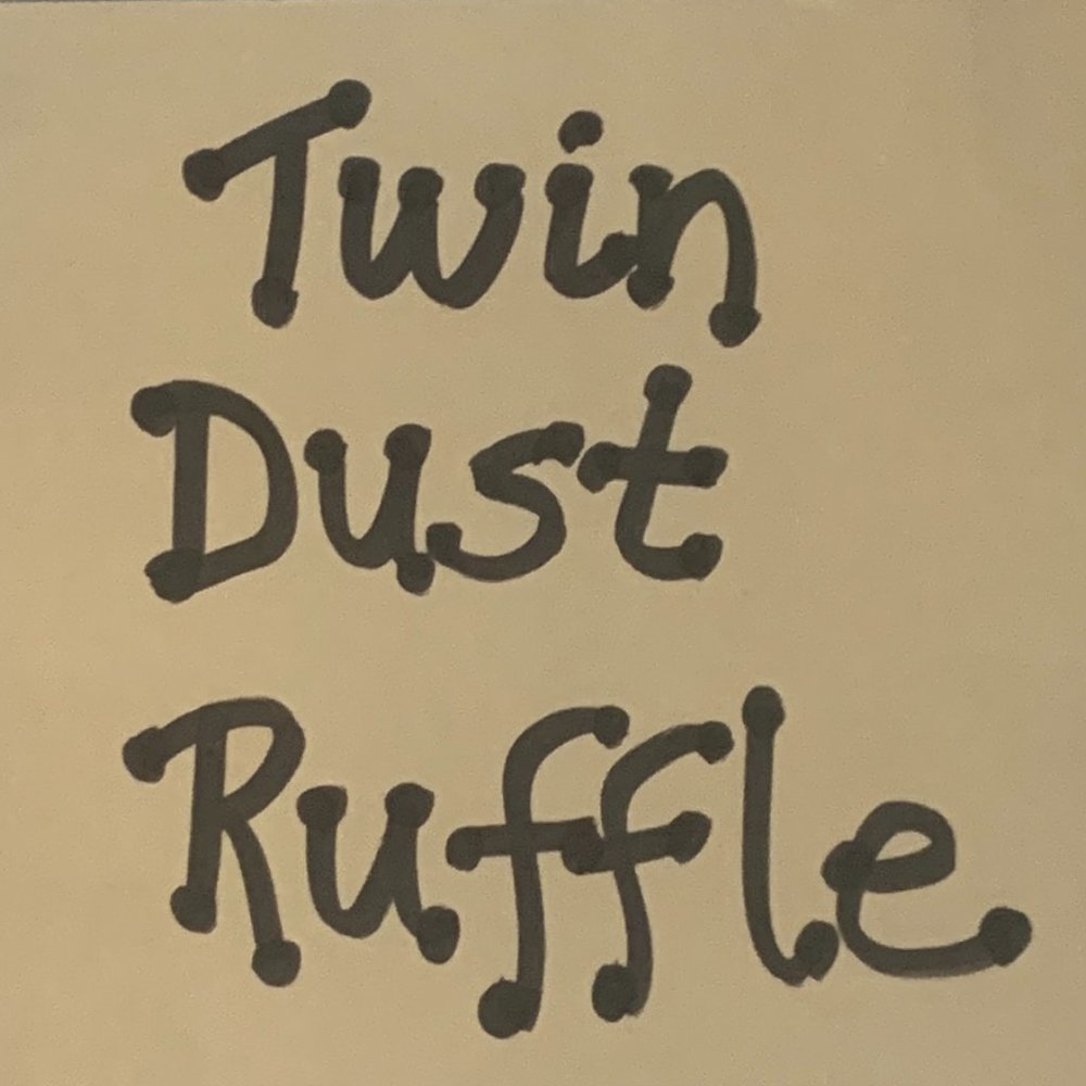 Navy Blue Dust Ruffle
